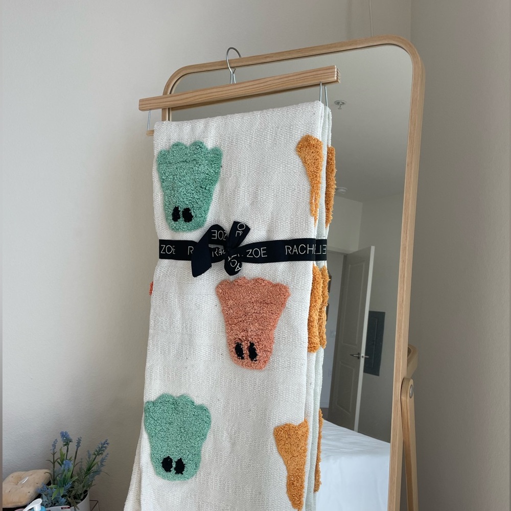 Rachel Zoe pastel ghost blanket